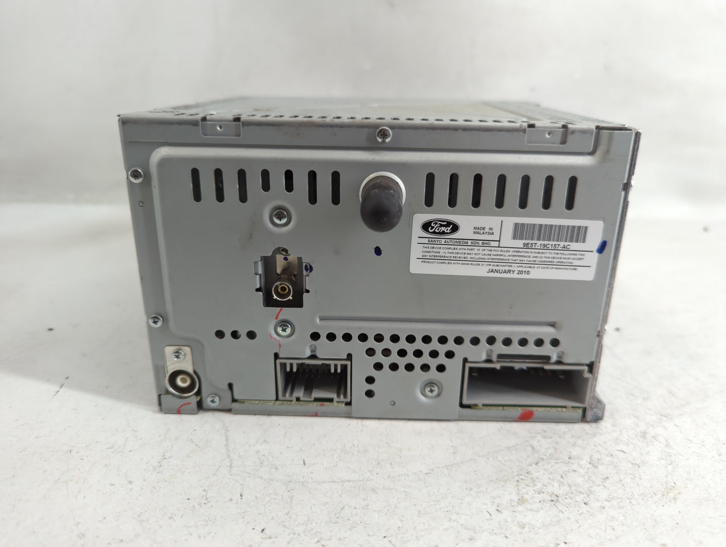 2010 Ford Fusion Radio AM FM Cd Player Receiver Replacement P/N:9E5T-19C157-AC Fits OEM Used Auto Parts - Oemusedautoparts1.