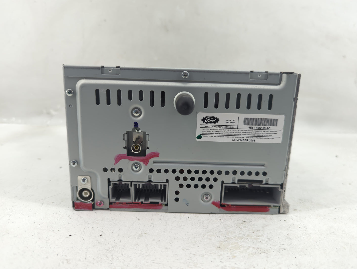 2010 Ford Fusion Radio AM FM Cd Player Receiver Replacement P/N:9E5T-19C159-AC Fits OEM Used Auto Parts - Oemusedautoparts1.