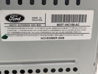 2010 Ford Fusion Radio AM FM Cd Player Receiver Replacement P/N:9E5T-19C159-AC Fits OEM Used Auto Parts - Oemusedautoparts1.