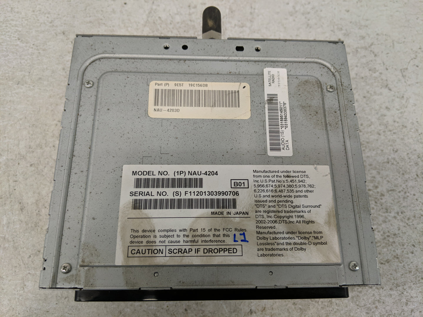 2010 Ford Fusion Radio AM FM Cd Player Receiver Replacement P/N:9E5T 19C156DB Fits OEM Used Auto Parts - Oemusedautoparts1.c
