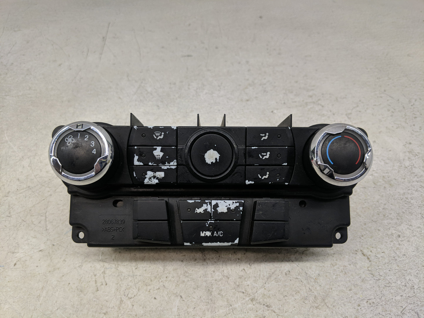 2010-2012 Ford Fusion Climate Control Module Temperature AC/Heater Replacement P/N:9E5H-19980-AT 28264785 Fits Fits 2010 201