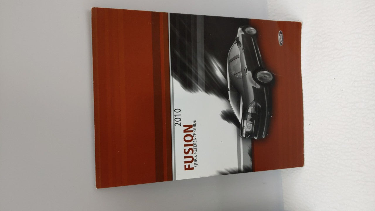 2010 Ford Fusion Owners Manual Book Guide OEM Used Auto Parts - Oemusedautoparts1.com