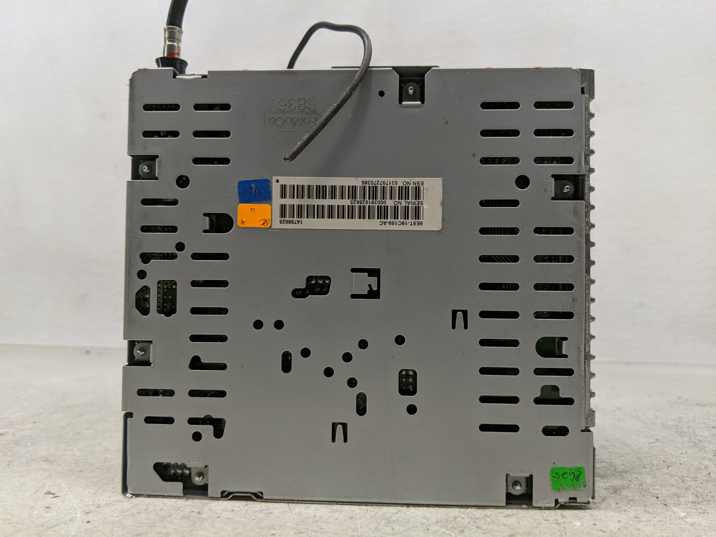 2010 Ford Fusion Radio AM FM Cd Player Receiver Replacement P/N:9E5T-19C159-AC Fits OEM Used Auto Parts - Oemusedautoparts1.
