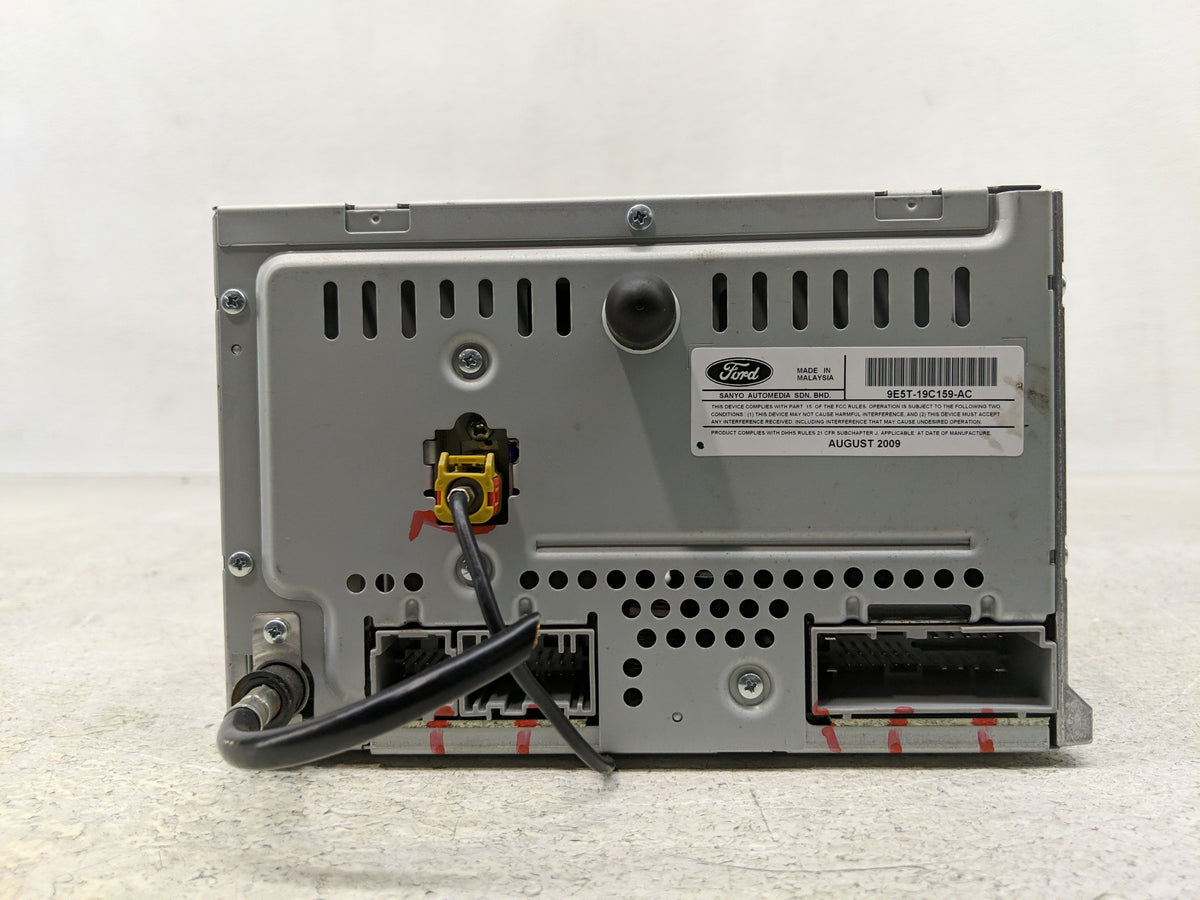 2010 Ford Fusion Radio AM FM Cd Player Receiver Replacement P/N:9E5T19C156AC OEM Used Auto Parts - Oemusedautoparts1.com