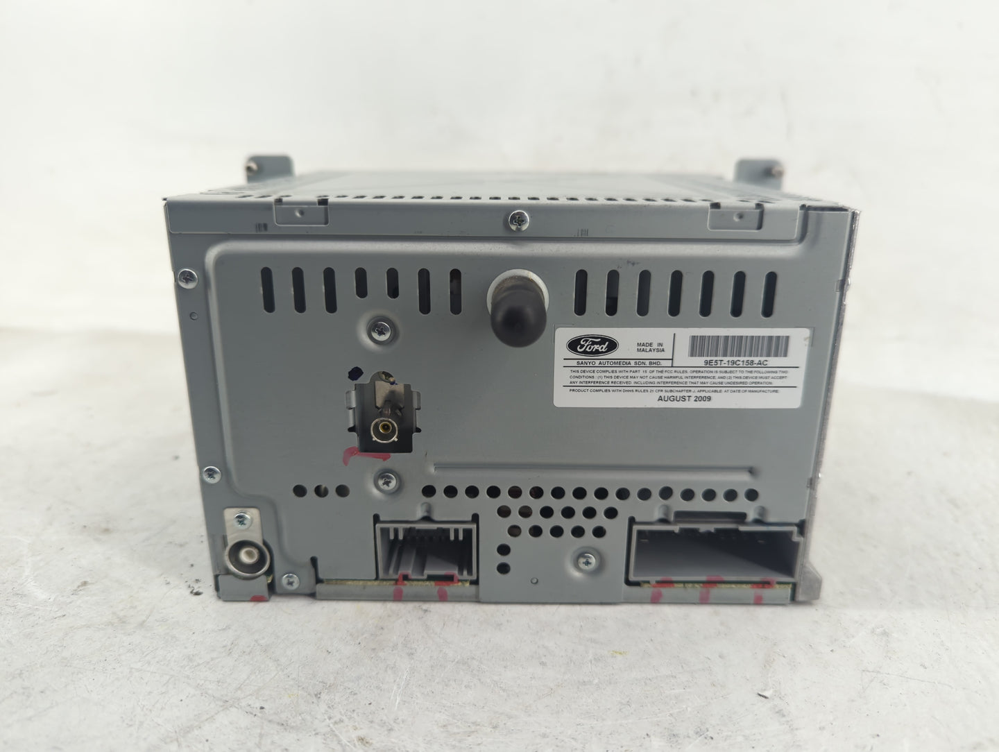 2010 Ford Fusion Radio AM FM Cd Player Receiver Replacement P/N:9E5T-19C158-AC Fits OEM Used Auto Parts - Oemusedautoparts1.