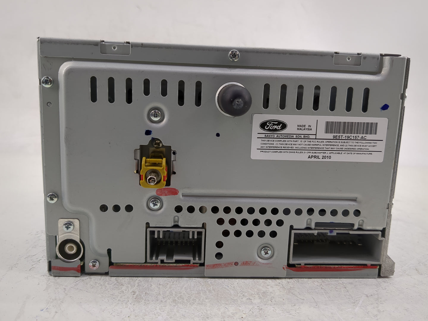 2010 Ford Fusion Radio AM FM Cd Player Receiver Replacement P/N:9E5T-19C157-AC Fits OEM Used Auto Parts - Oemusedautoparts1.