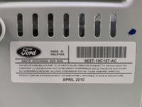 2010 Ford Fusion Radio AM FM Cd Player Receiver Replacement P/N:9E5T-19C157-AC Fits OEM Used Auto Parts - Oemusedautoparts1.