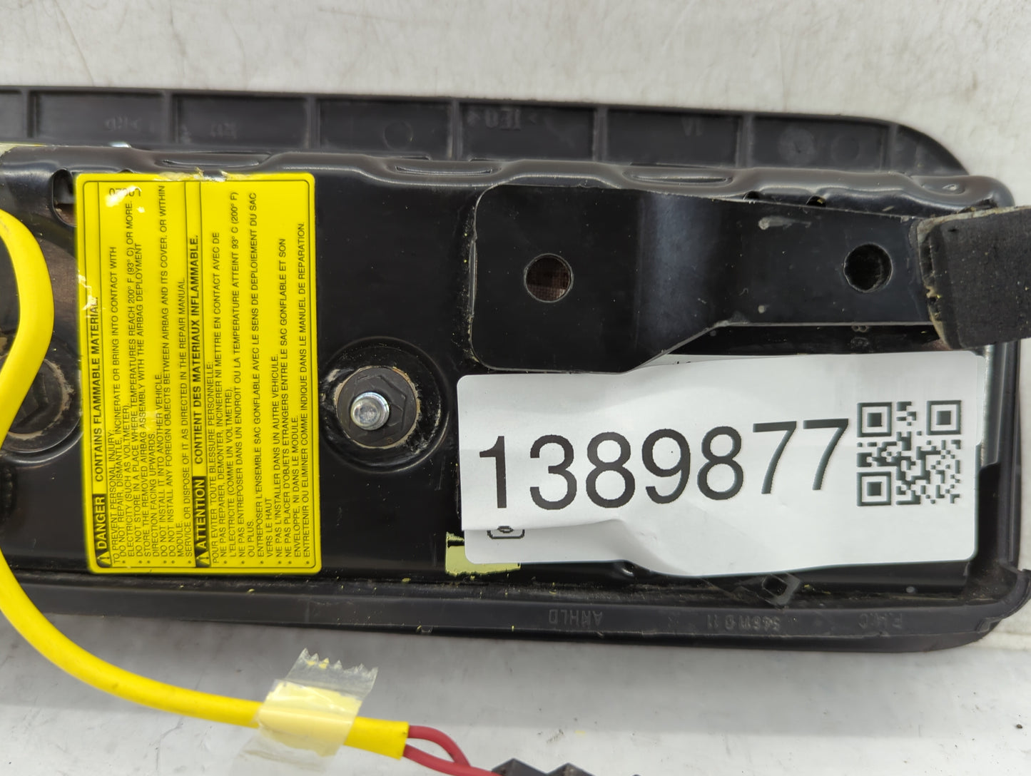 2008-2010 Ford Fusion Air Bag Passenger Seat Right OEM P/N:8E5354611D10 Fits Fits 2008 2009 2010 OEM Used Auto Parts - Oemus