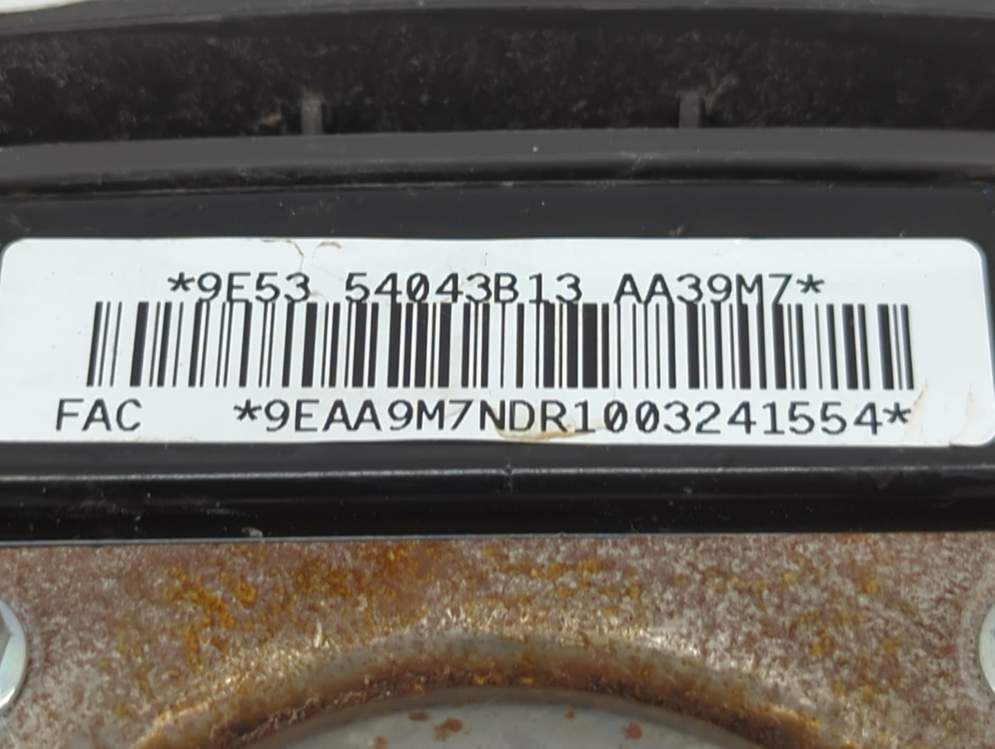 2010-2012 Ford Fusion Air Bag Driver Left Steering Wheel Mounted Fits Fits 2010 2011 2012 OEM Used Auto Parts - Oemusedautop