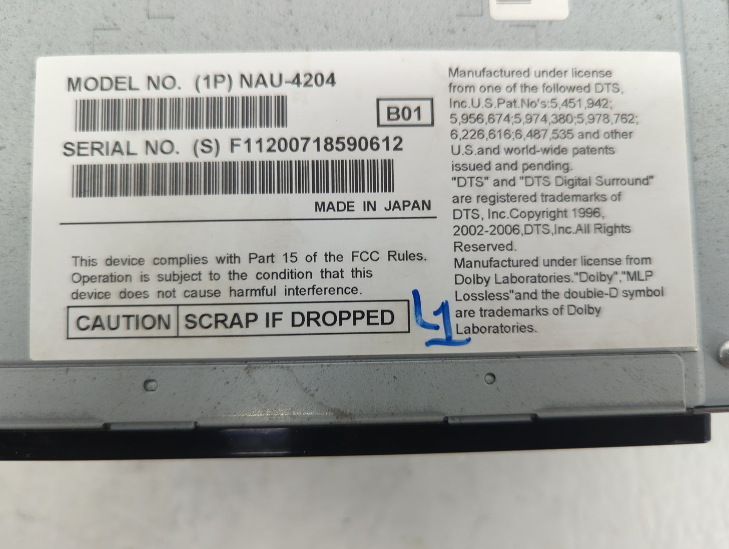 2010 Ford Fusion Radio AM FM Cd Player Receiver Replacement P/N:9E5T 19C156 DB Fits OEM Used Auto Parts - Oemusedautoparts1.