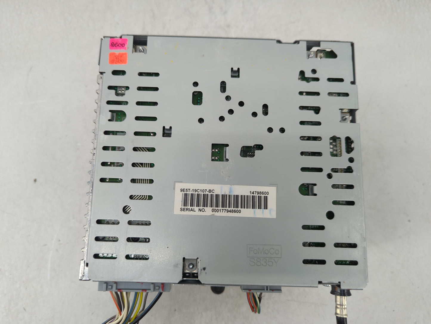 2010 Ford Fusion Radio AM FM Cd Player Receiver Replacement P/N:9E5T-19C107-BC Fits OEM Used Auto Parts - Oemusedautoparts1.