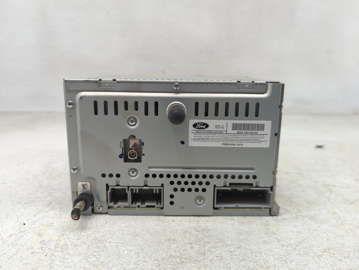 2010 Ford Fusion Radio AM FM Cd Player Receiver Replacement P/N:9E5T-19C159-AD Fits OEM Used Auto Parts - Oemusedautoparts1.
