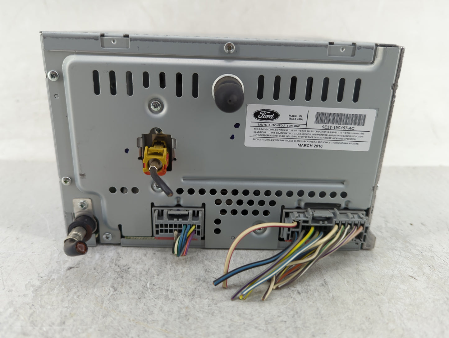 2010 Ford Fusion Radio AM FM Cd Player Receiver Replacement P/N:9E5T-19C157-AC Fits OEM Used Auto Parts - Oemusedautoparts1.