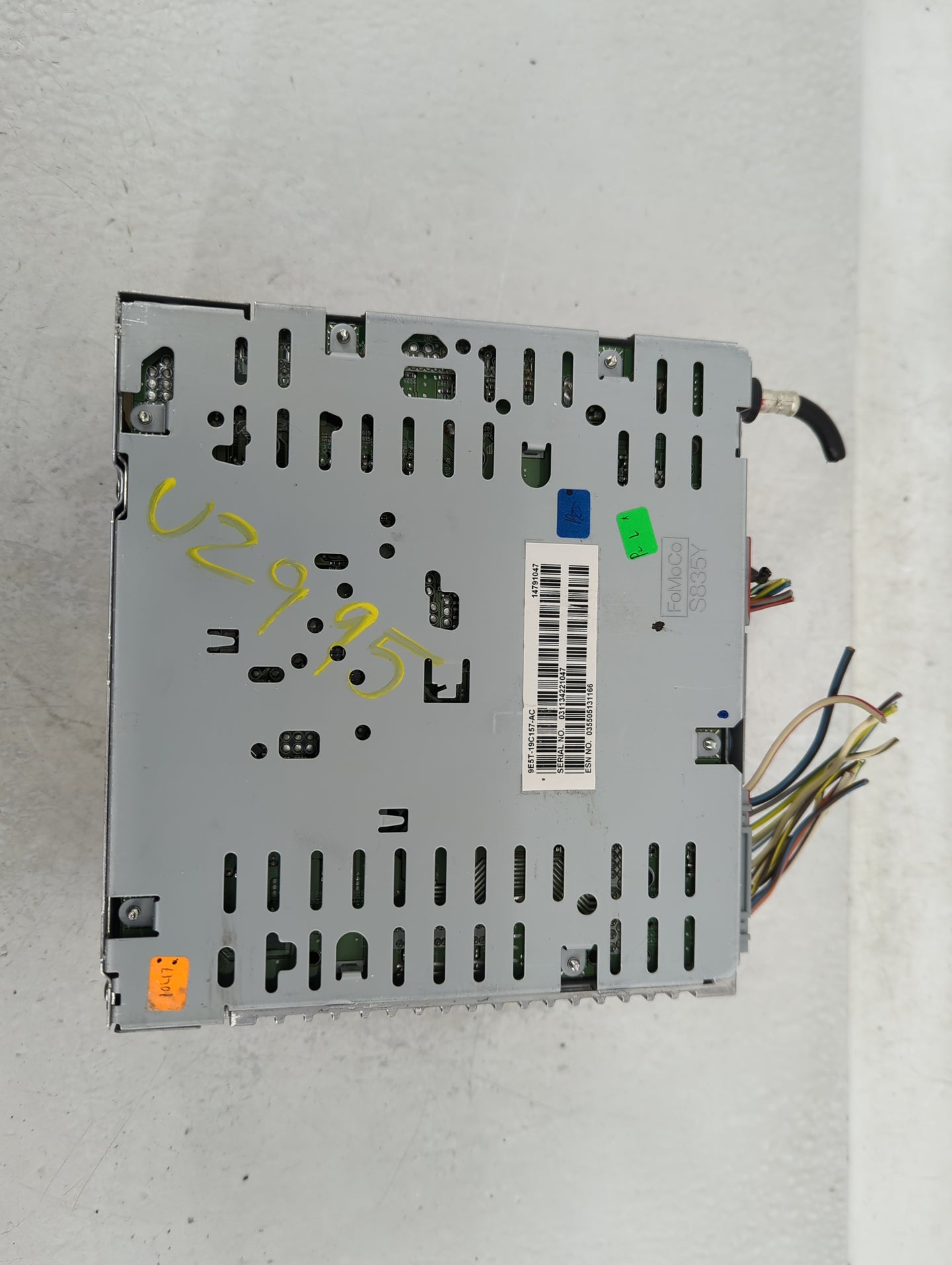 2010 Ford Fusion Radio AM FM Cd Player Receiver Replacement P/N:9E5T-19C157-AC Fits OEM Used Auto Parts - Oemusedautoparts1.