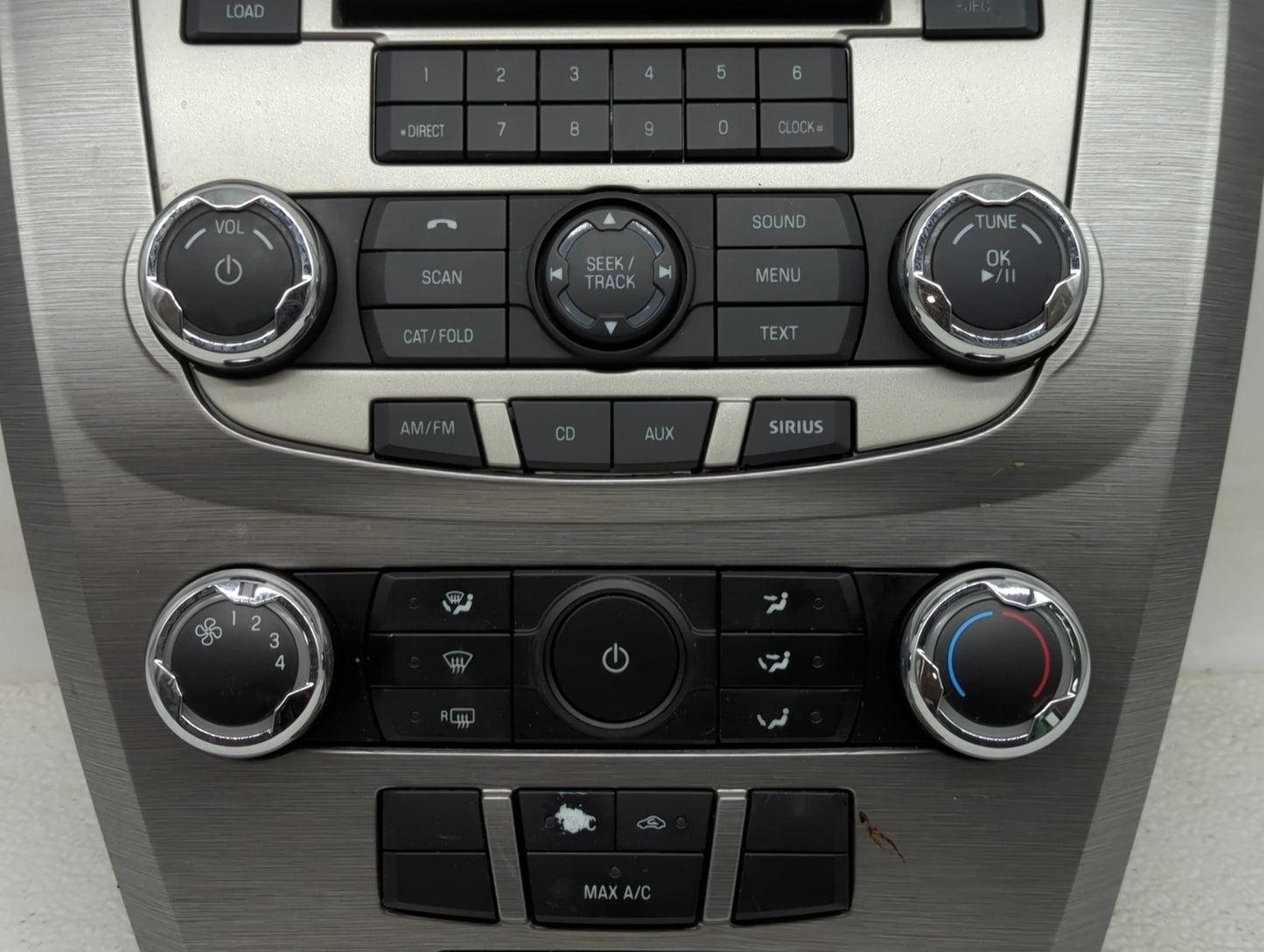 2010-2012 Ford Fusion Radio AM FM Cd Player Receiver Replacement P/N:9E5T-18A802-AC Fits Fits 2010 2011 2012 OEM Used Auto P