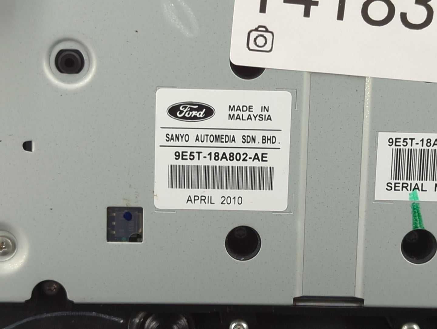 2010-2010 Ford Fusion Radio Control Panel - Oemusedautoparts1.com