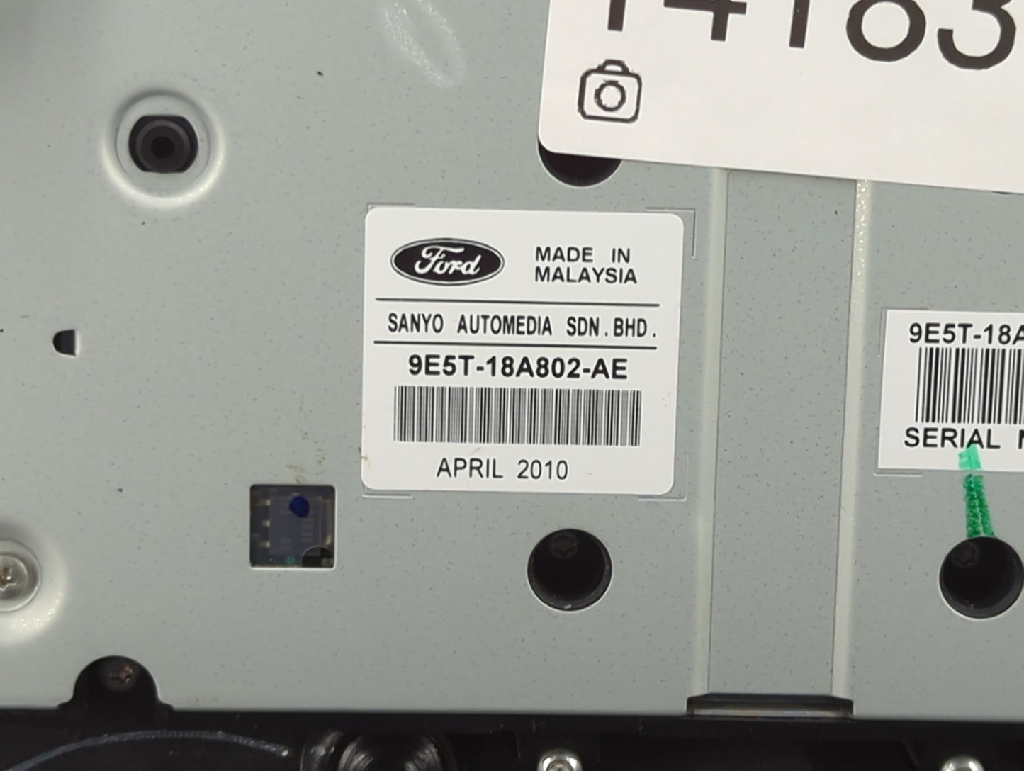 2010-2010 Ford Fusion Radio Control Panel - Oemusedautoparts1.com