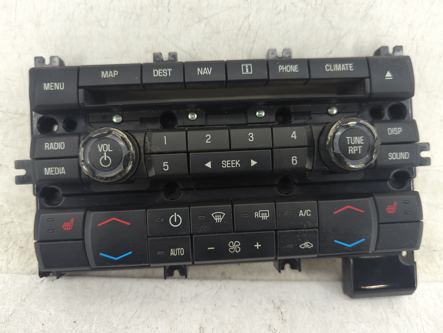 2010 Ford Fusion Radio AM FM Cd Player Receiver Replacement P/N:9E5T-18A802-DA Fits OEM Used Auto Parts - Oemusedautoparts1.