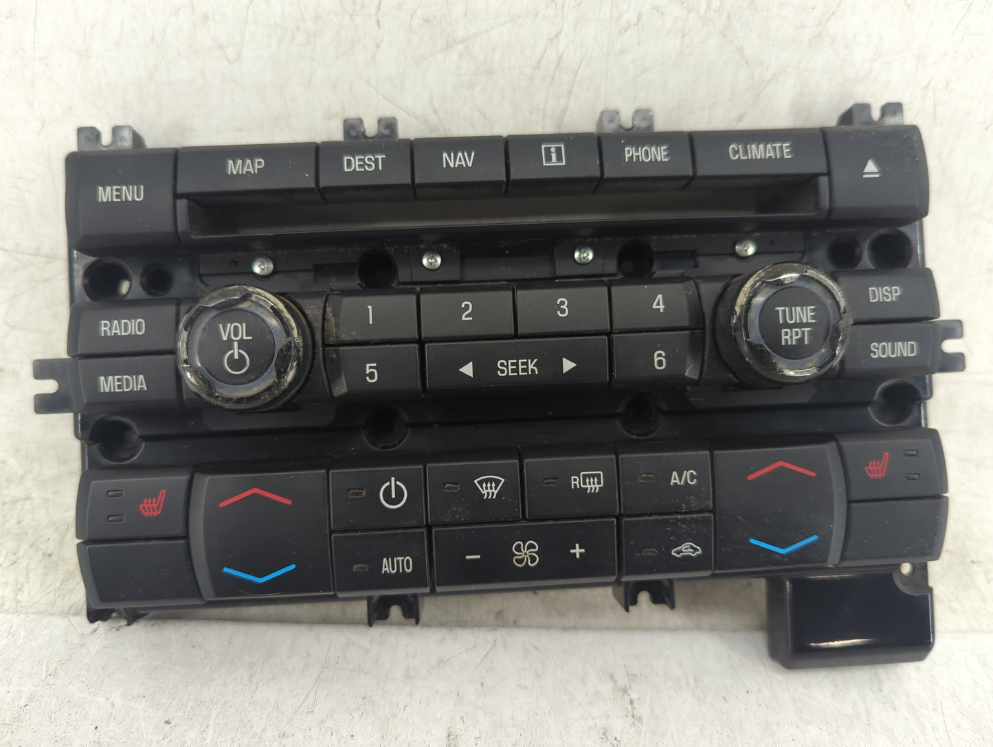2010 Ford Fusion Radio AM FM Cd Player Receiver Replacement P/N:9E5T-18A802-DA Fits OEM Used Auto Parts - Oemusedautoparts1.