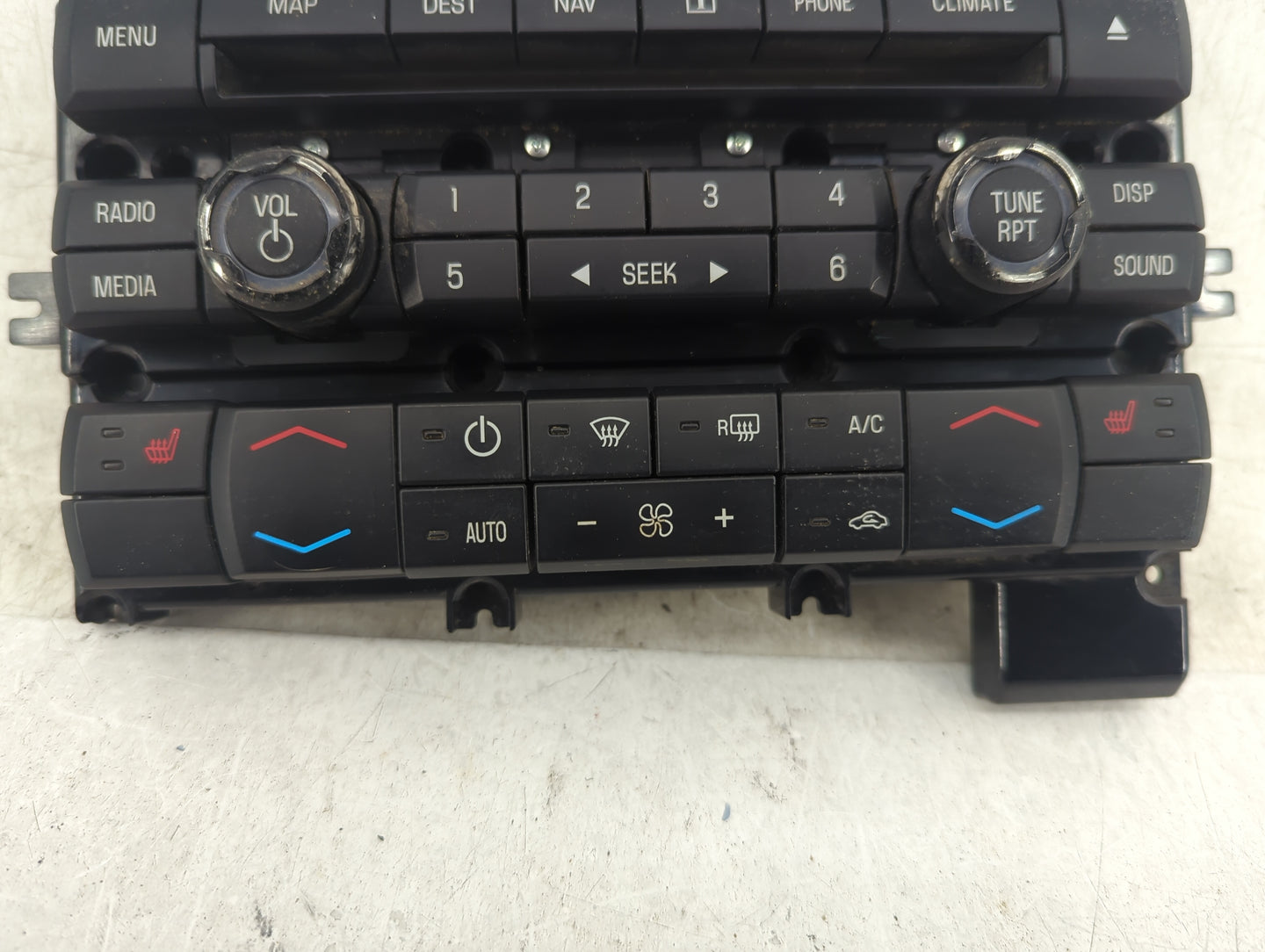 2010 Ford Fusion Radio AM FM Cd Player Receiver Replacement P/N:9E5T-18A802-DA Fits OEM Used Auto Parts - Oemusedautoparts1.