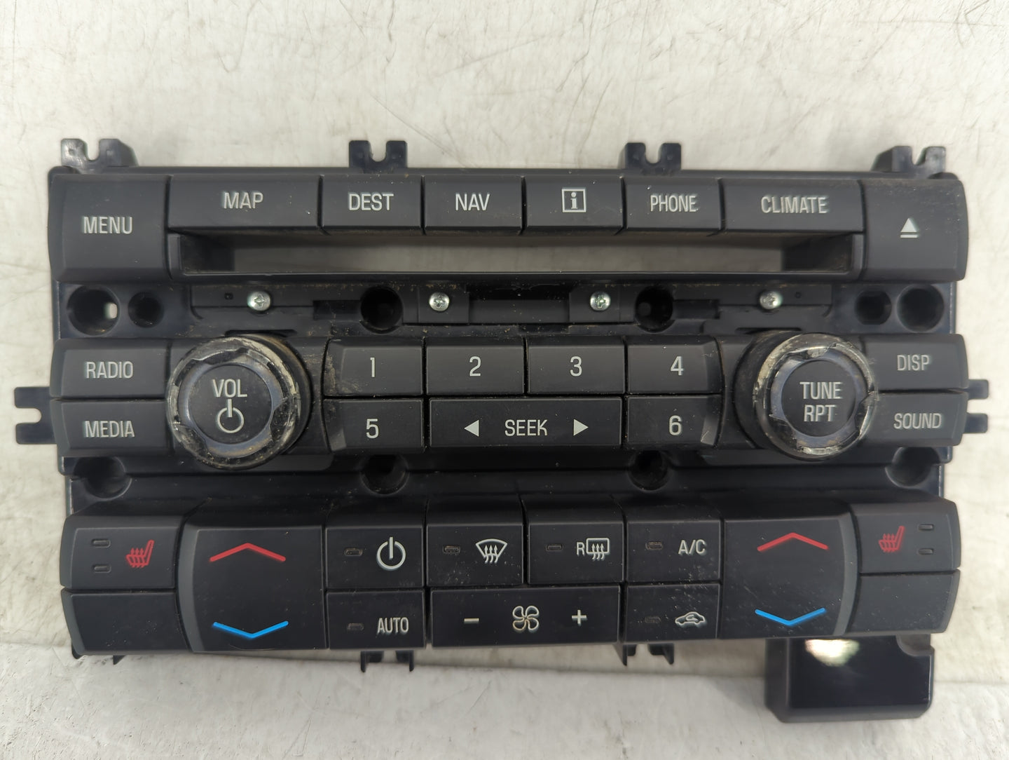 2010 Ford Fusion Radio AM FM Cd Player Receiver Replacement P/N:9E5T-18A802-DA Fits OEM Used Auto Parts - Oemusedautoparts1.