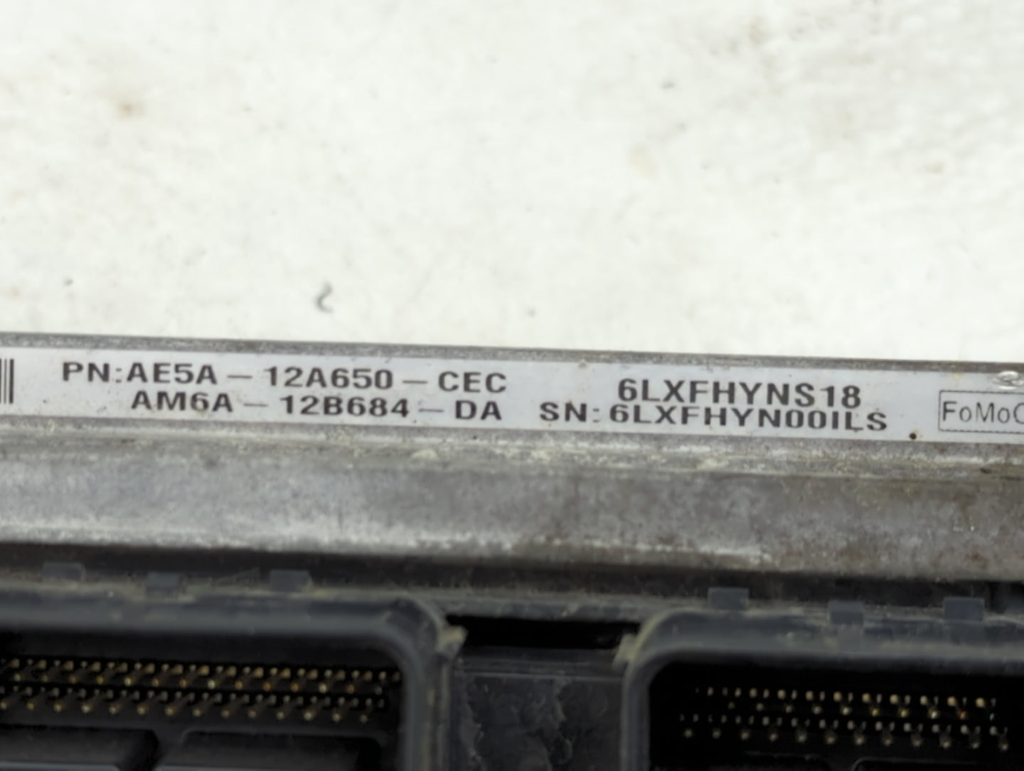 2010-2011 Ford Fusion PCM Engine Control Computer ECU ECM PCU OEM P/N:AE5A-12A650-CEC Fits Fits 2010 2011 OEM Used Auto Part