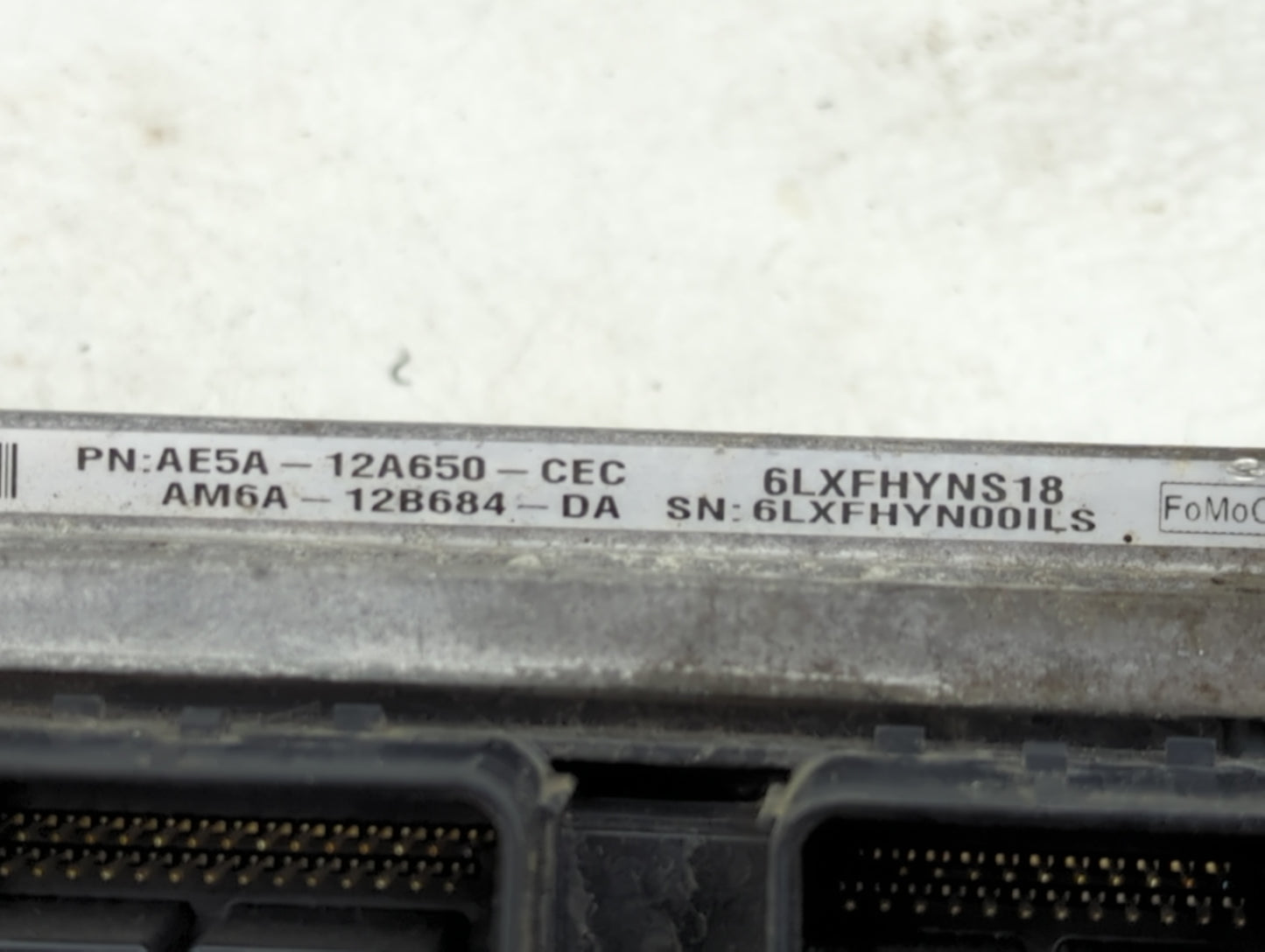 2010-2011 Ford Fusion PCM Engine Control Computer ECU ECM PCU OEM P/N:AE5A-12A650-CEC Fits Fits 2010 2011 OEM Used Auto Part