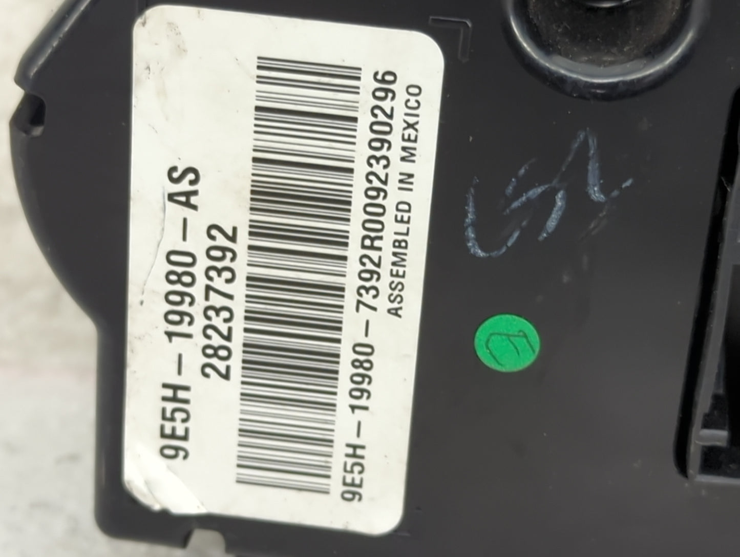 2010-2012 Ford Fusion Climate Control Module Temperature AC/Heater Replacement P/N:9E5H-19980-AS 28237392 Fits Fits 2010 201