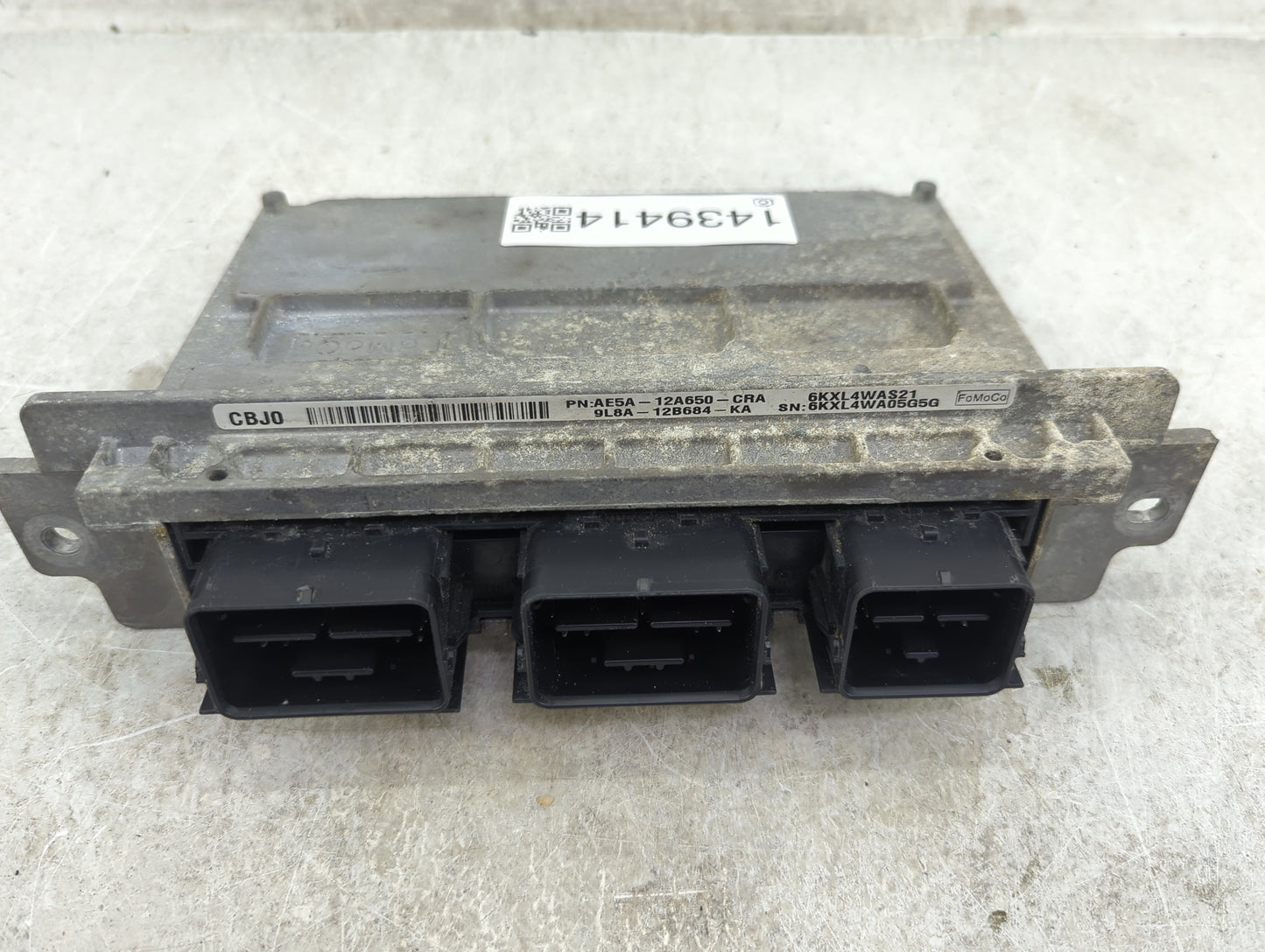 2010 Ford Fusion PCM Engine Control Computer ECU ECM PCU OEM P/N:AE5A-12A650-CRA 9L8A-12B684-KA, 6KXL4WAS21, 6KXL4WA05G5G Fi
