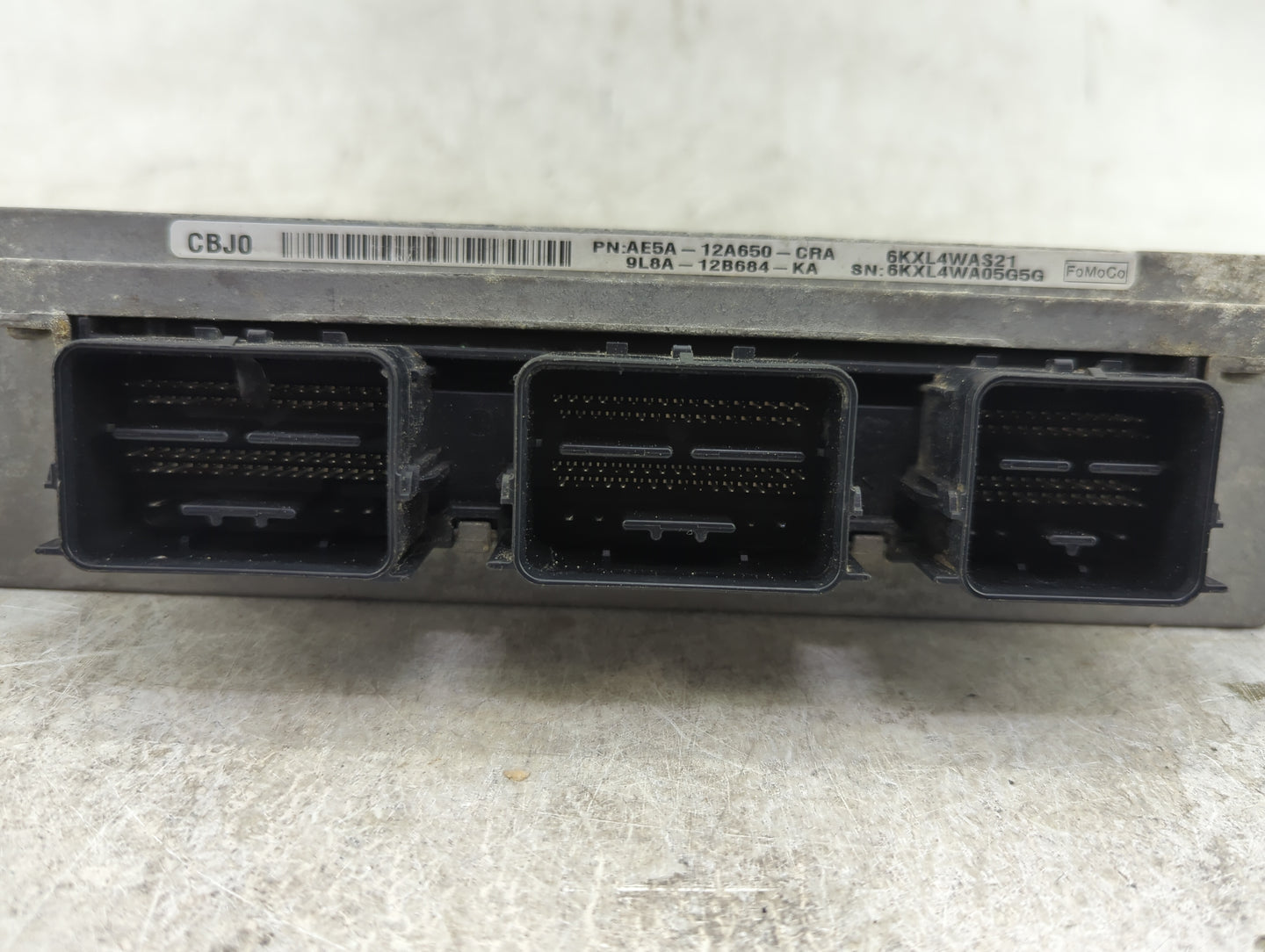 2010 Ford Fusion PCM Engine Control Computer ECU ECM PCU OEM P/N:AE5A-12A650-CRA 9L8A-12B684-KA, 6KXL4WAS21, 6KXL4WA05G5G Fi