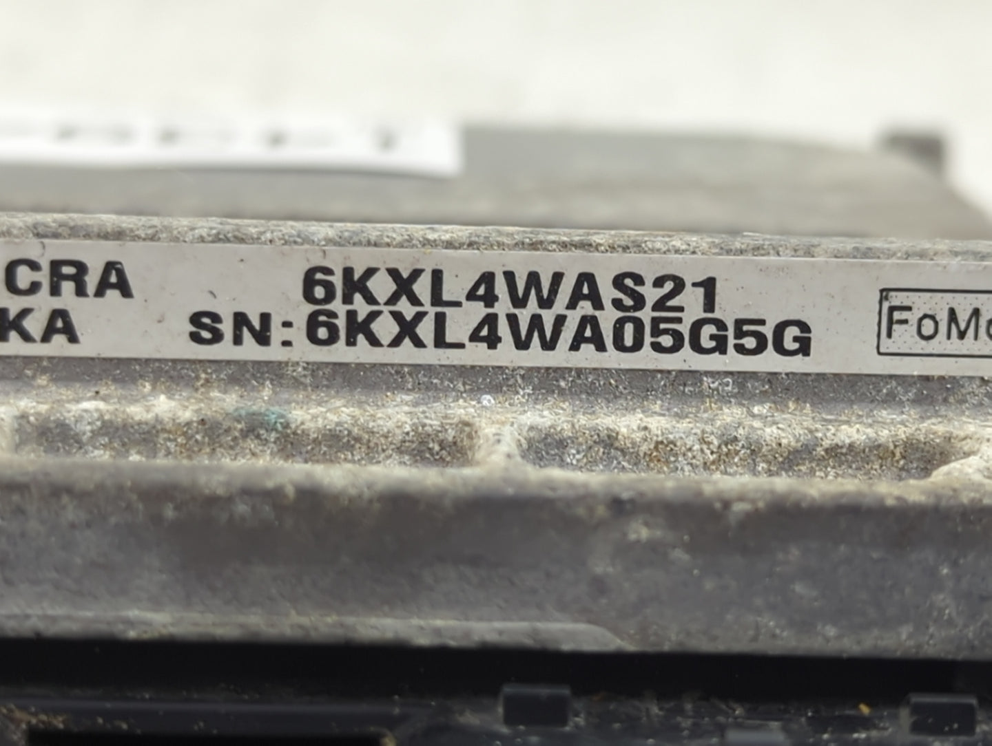 2010 Ford Fusion PCM Engine Control Computer ECU ECM PCU OEM P/N:AE5A-12A650-CRA 9L8A-12B684-KA, 6KXL4WAS21, 6KXL4WA05G5G Fi