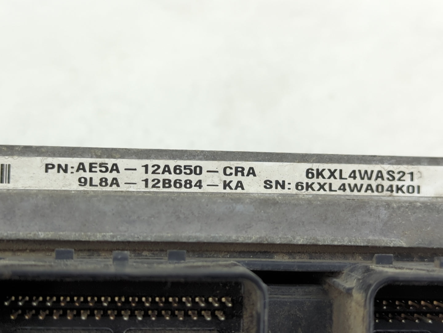 2010 Ford Fusion PCM Engine Control Computer ECU ECM PCU OEM P/N:AE5A-12A650-CRA 9L8A-12B684-KA, 6KXL4WAS21 Fits OEM Used Au