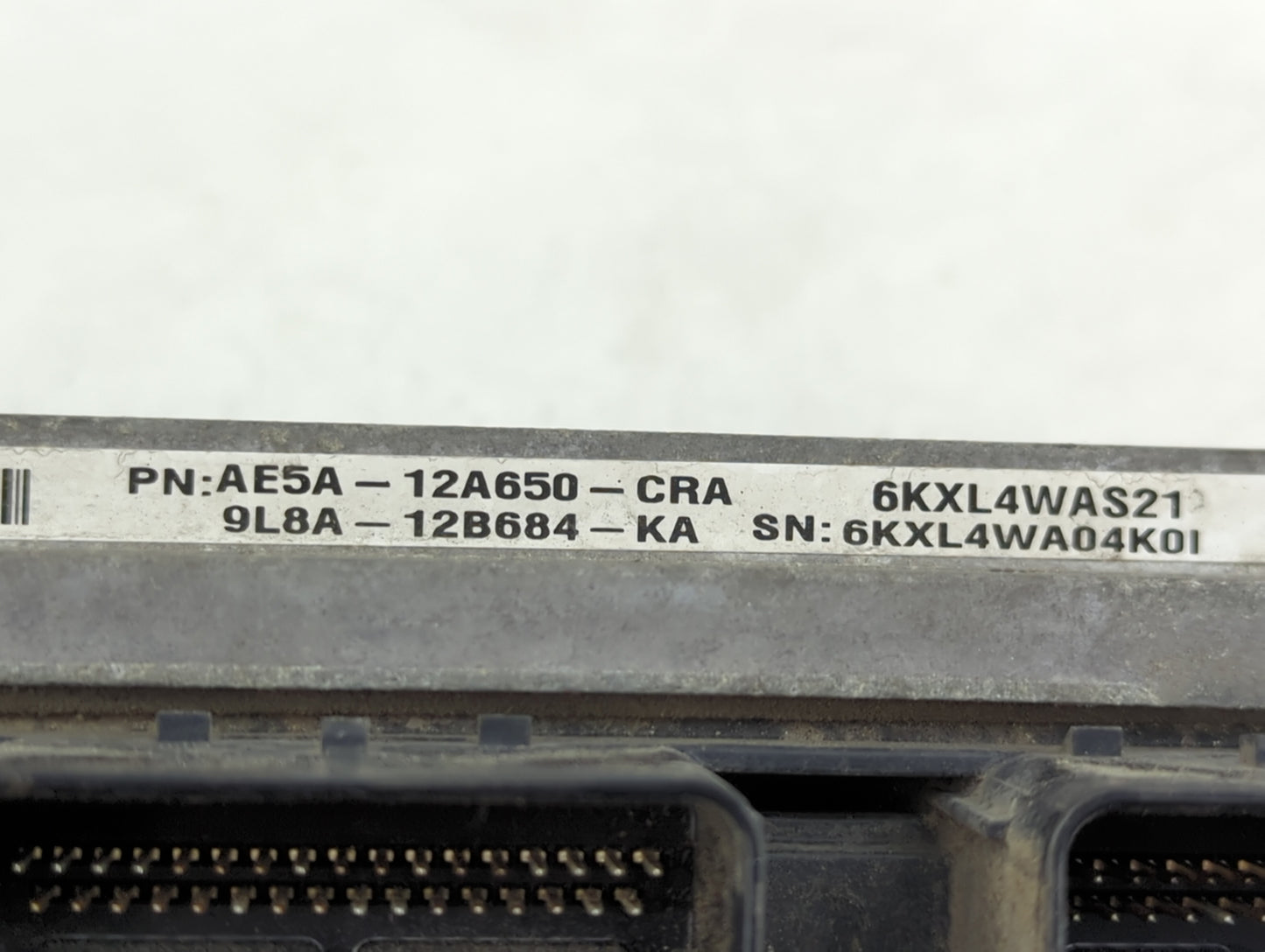 2010 Ford Fusion PCM Engine Control Computer ECU ECM PCU OEM P/N:AE5A-12A650-CRA 9L8A-12B684-KA, 6KXL4WAS21 Fits OEM Used Au
