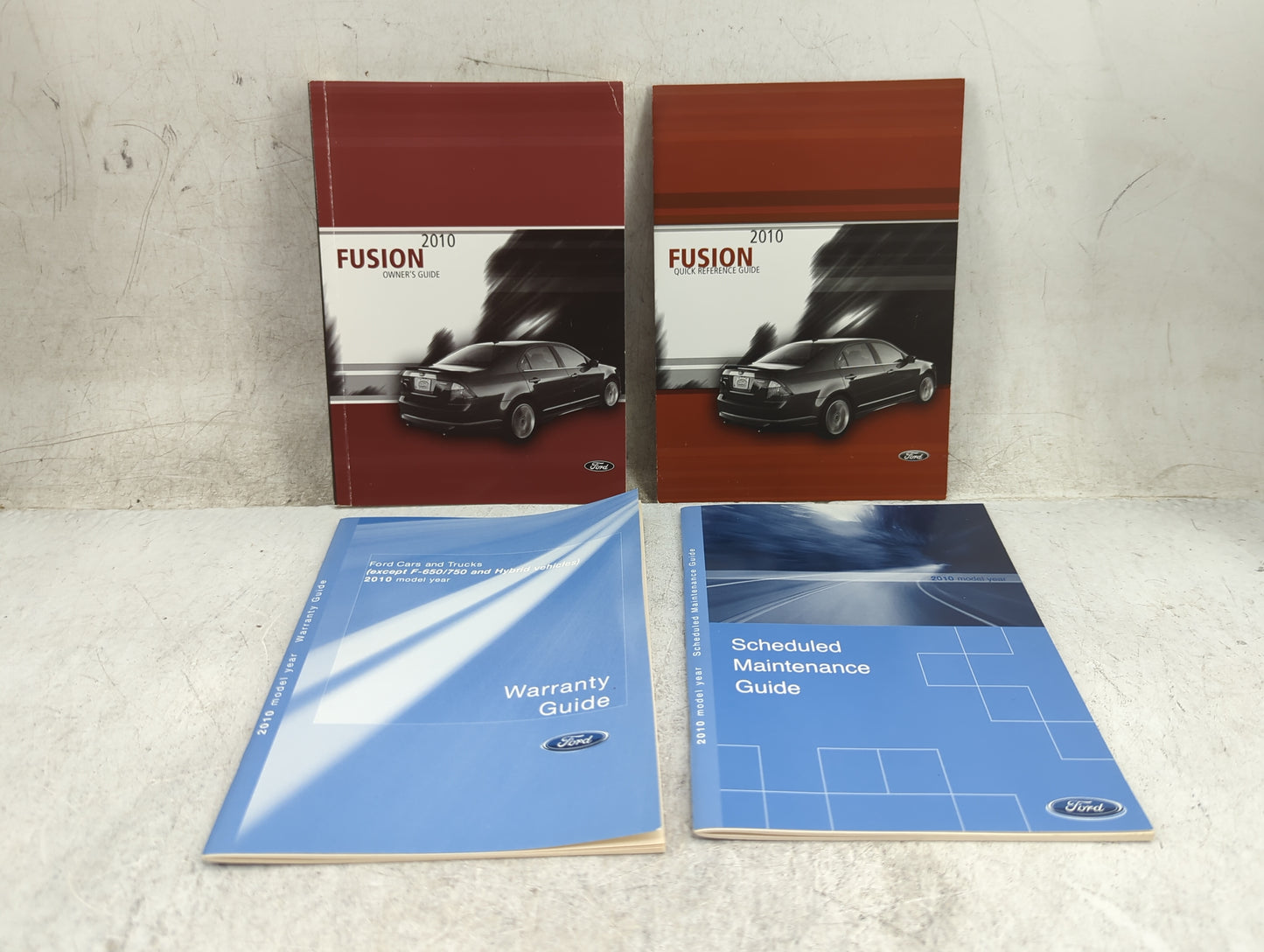 2010 Ford Fusion Owners Manual Book Guide P/N:AE5J19A321AB AE5J19G217AB OEM Used Auto Parts - Oemusedautoparts1.com