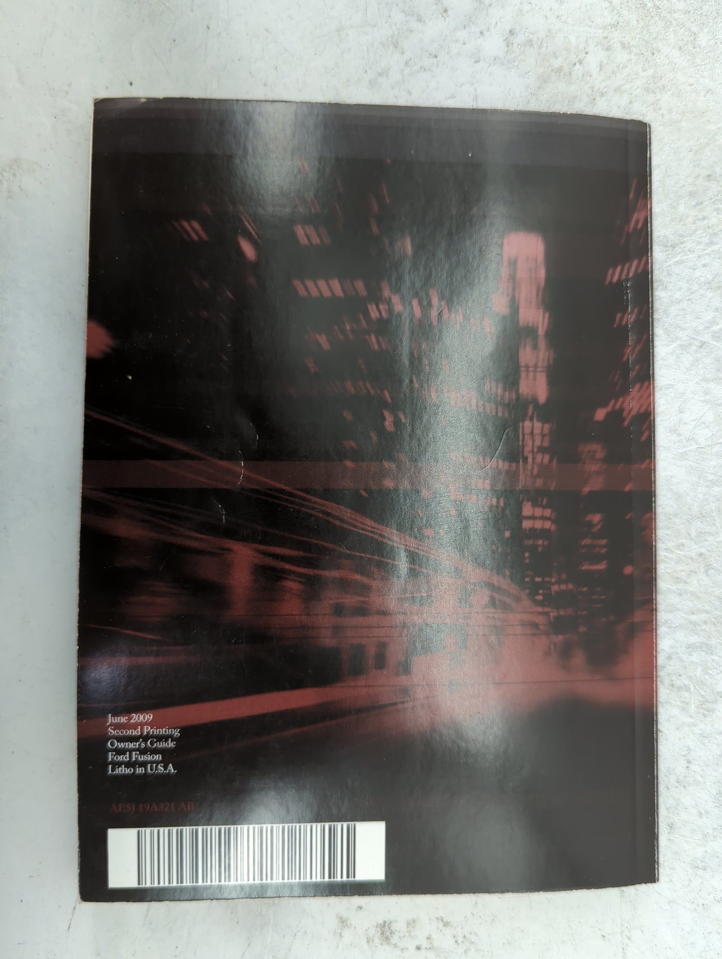 2010 Ford Fusion Owners Manual Book Guide P/N:AE5J19A321AB AE5J19G217AB OEM Used Auto Parts - Oemusedautoparts1.com