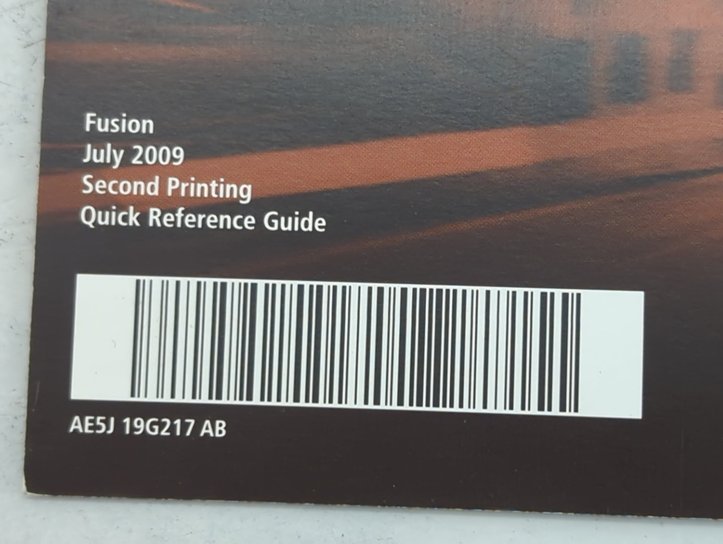 2010 Ford Fusion Owners Manual Book Guide P/N:AE5J19A321AB AE5J19G217AB OEM Used Auto Parts - Oemusedautoparts1.com