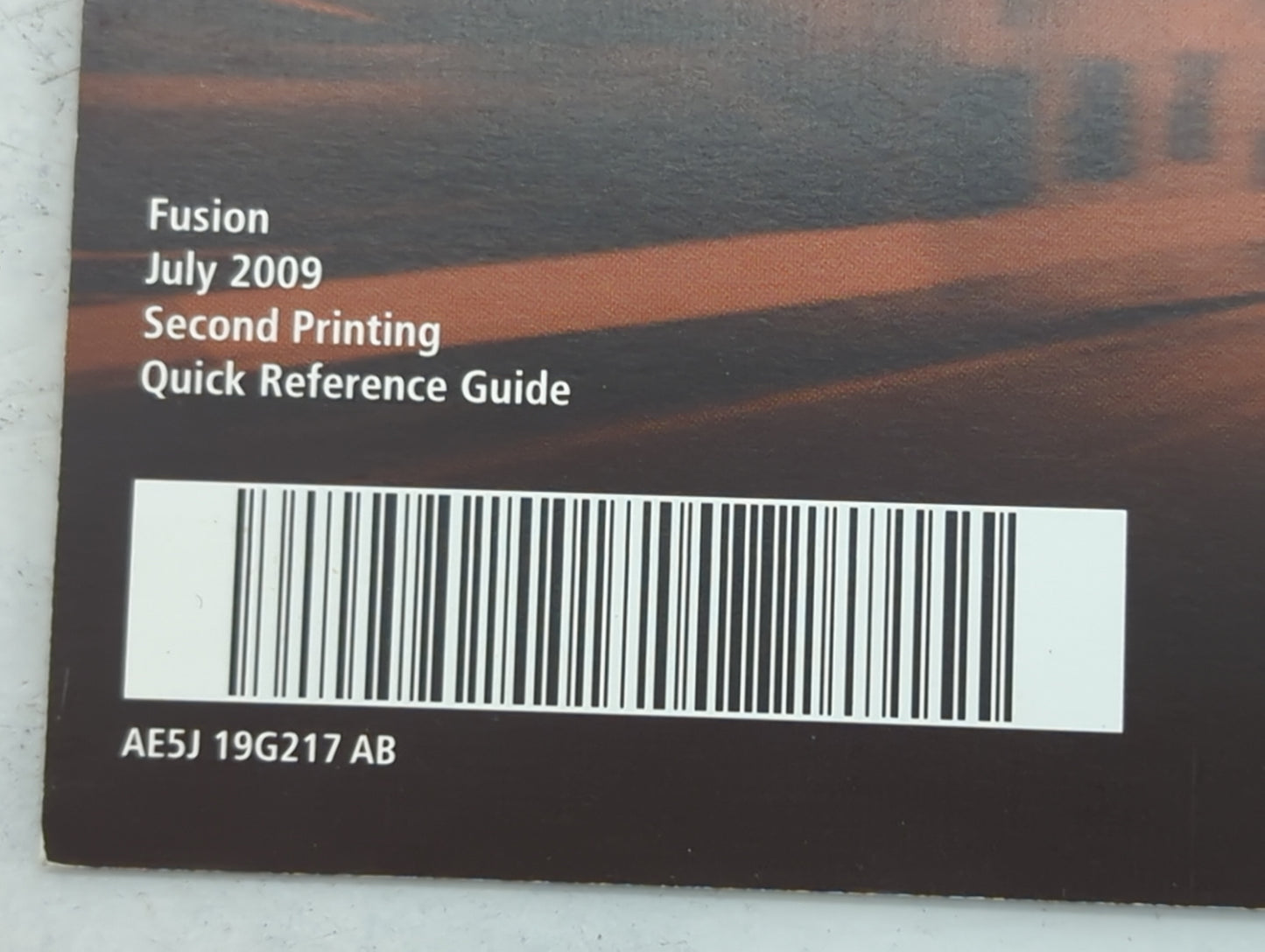 2010 Ford Fusion Owners Manual Book Guide P/N:AE5J19A321AB AE5J19G217AB OEM Used Auto Parts - Oemusedautoparts1.com
