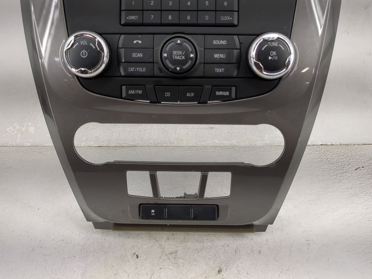 2010-2012 Ford Fusion Radio Control Panel 1475052 - Oemusedautoparts1.com