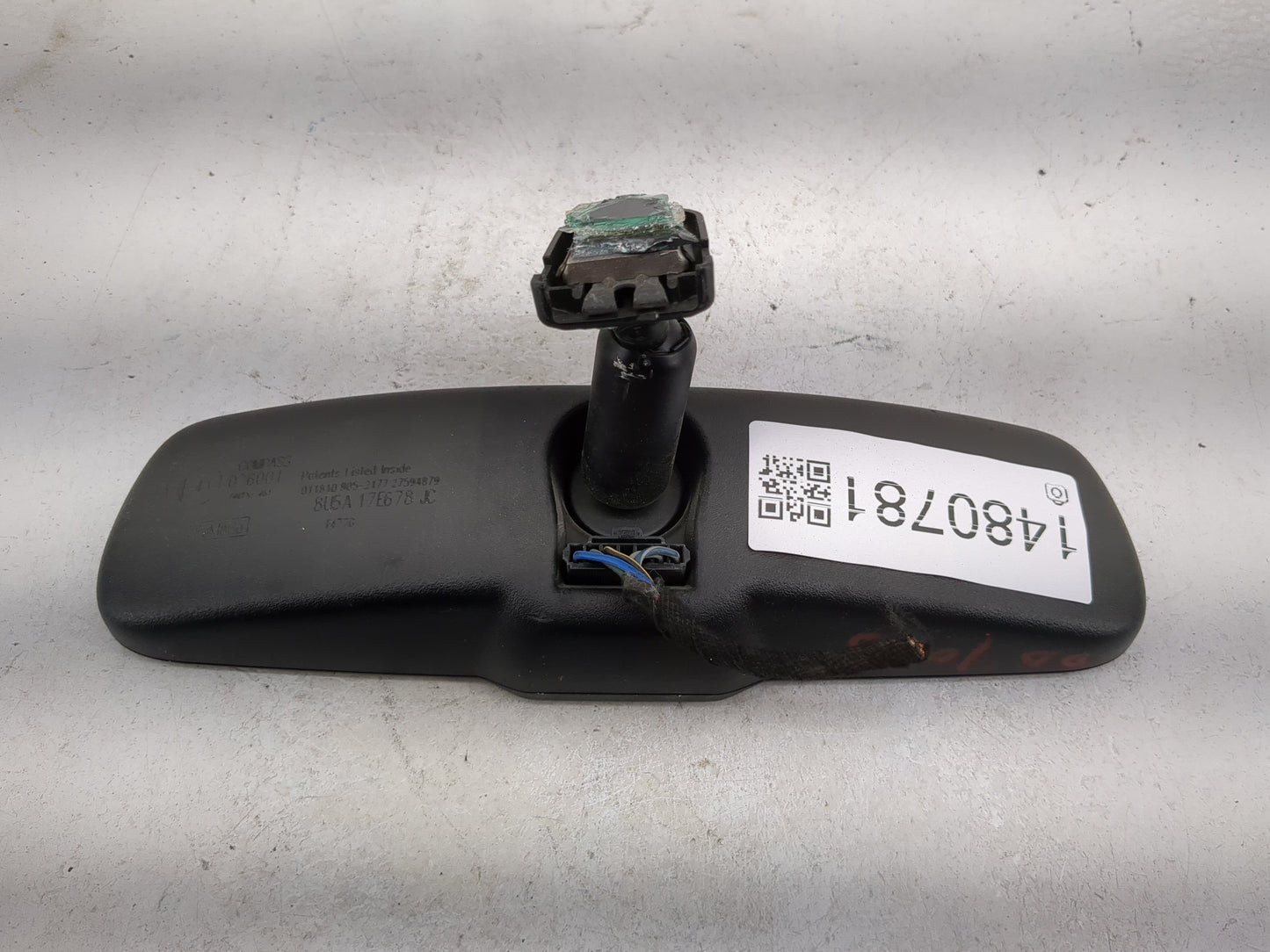 2010 Ford Fusion Interior Rear View Mirror Replacement OEM P/N:E11 026001 GNTX-461 Fits OEM Used Auto Parts - Oemusedautopar
