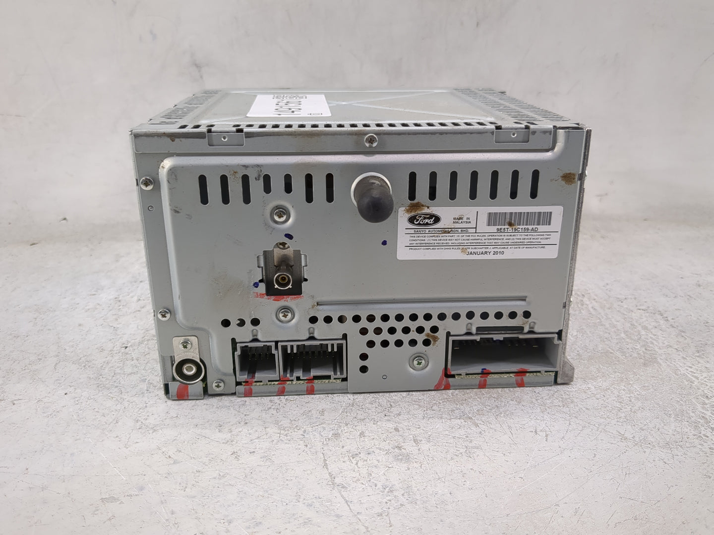 2010 Ford Fusion Radio AM FM Cd Player Receiver Replacement P/N:9E5T-19C159-AD Fits OEM Used Auto Parts - Oemusedautoparts1.