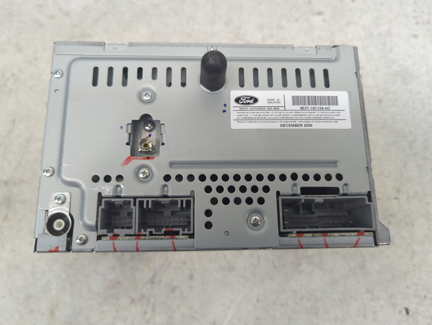 2010 Ford Fusion Radio AM FM Cd Player Receiver Replacement P/N:9E5T-19C159-AD Fits OEM Used Auto Parts - Oemusedautoparts1.