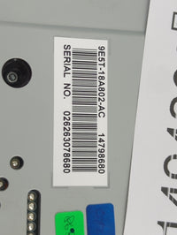 2010-2012 Ford Fusion Radio Control Panel Silver 1494366 - Oemusedautoparts1.com