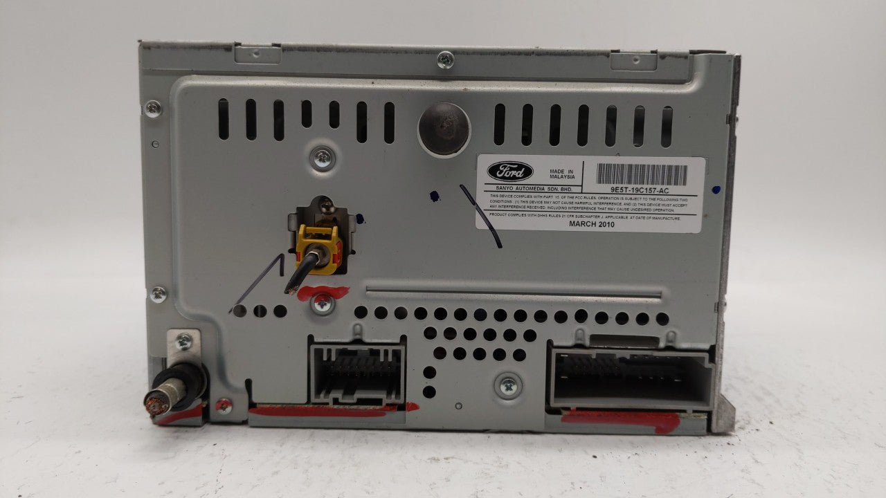 2010 Ford Fusion Radio AM FM Cd Player Receiver Replacement P/N:9E5T-19C157-AC Fits OEM Used Auto Parts - Oemusedautoparts1.