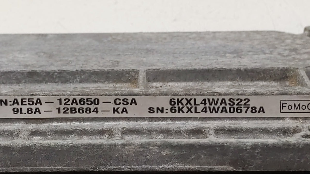 2010 Ford Fusion PCM Engine Control Computer ECU ECM PCU OEM P/N:AE5A-12A650-BUB 9L8A-12B684-KA OEM Used Auto Parts - Oemuse