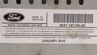 2010 Ford Fusion Radio AM FM Cd Player Receiver Replacement P/N:9E5T-19C159-AD Fits OEM Used Auto Parts - Oemusedautoparts1.