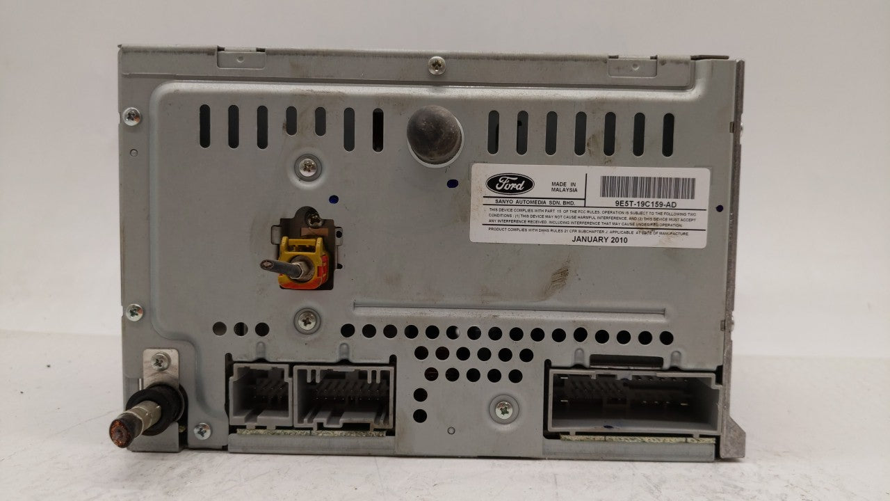 2010 Ford Fusion Radio AM FM Cd Player Receiver Replacement P/N:9E5T-19C159-AD Fits OEM Used Auto Parts - Oemusedautoparts1.