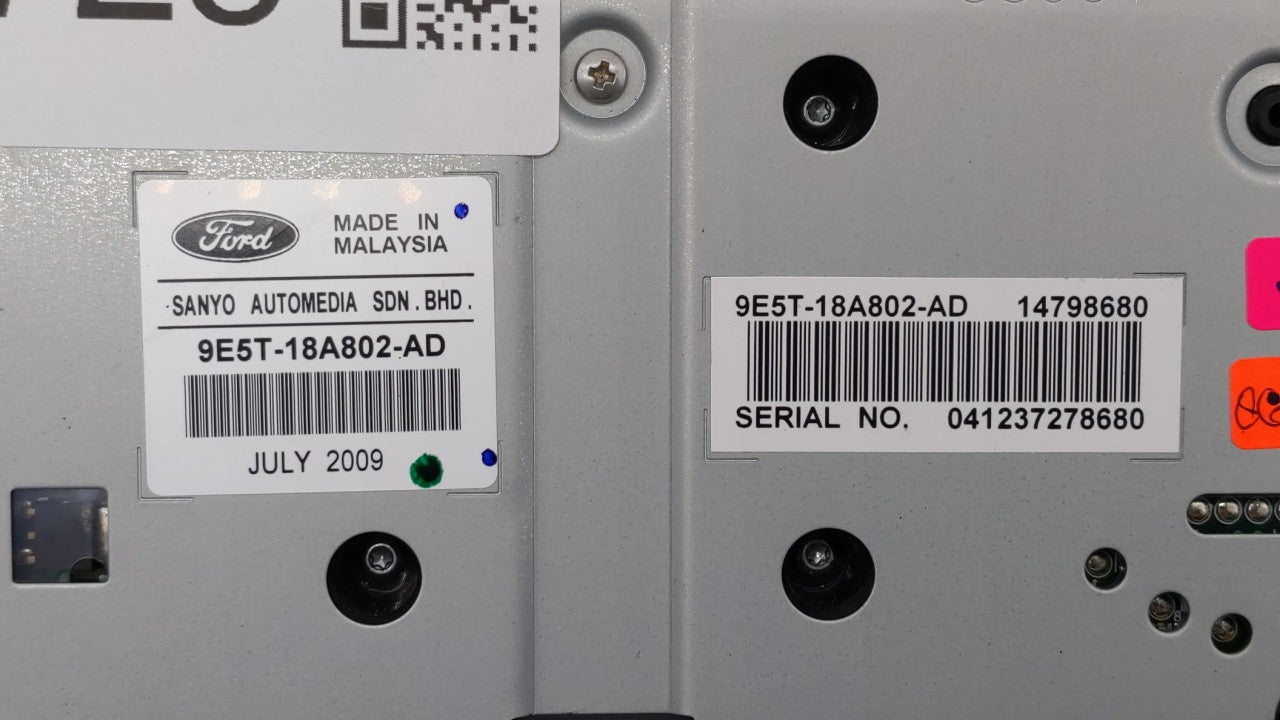 2010-2012 Ford Fusion Radio Control Panel - Oemusedautoparts1.com