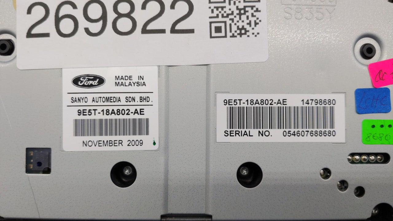 2010-2012 Ford Fusion Radio Control Panel - Oemusedautoparts1.com