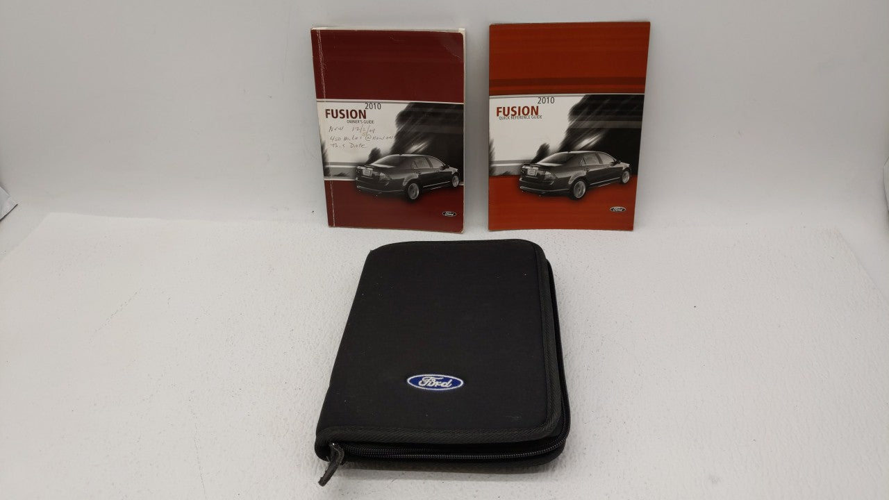 2010 Ford Fusion Owners Manual Book Guide OEM Used Auto Parts - Oemusedautoparts1.com