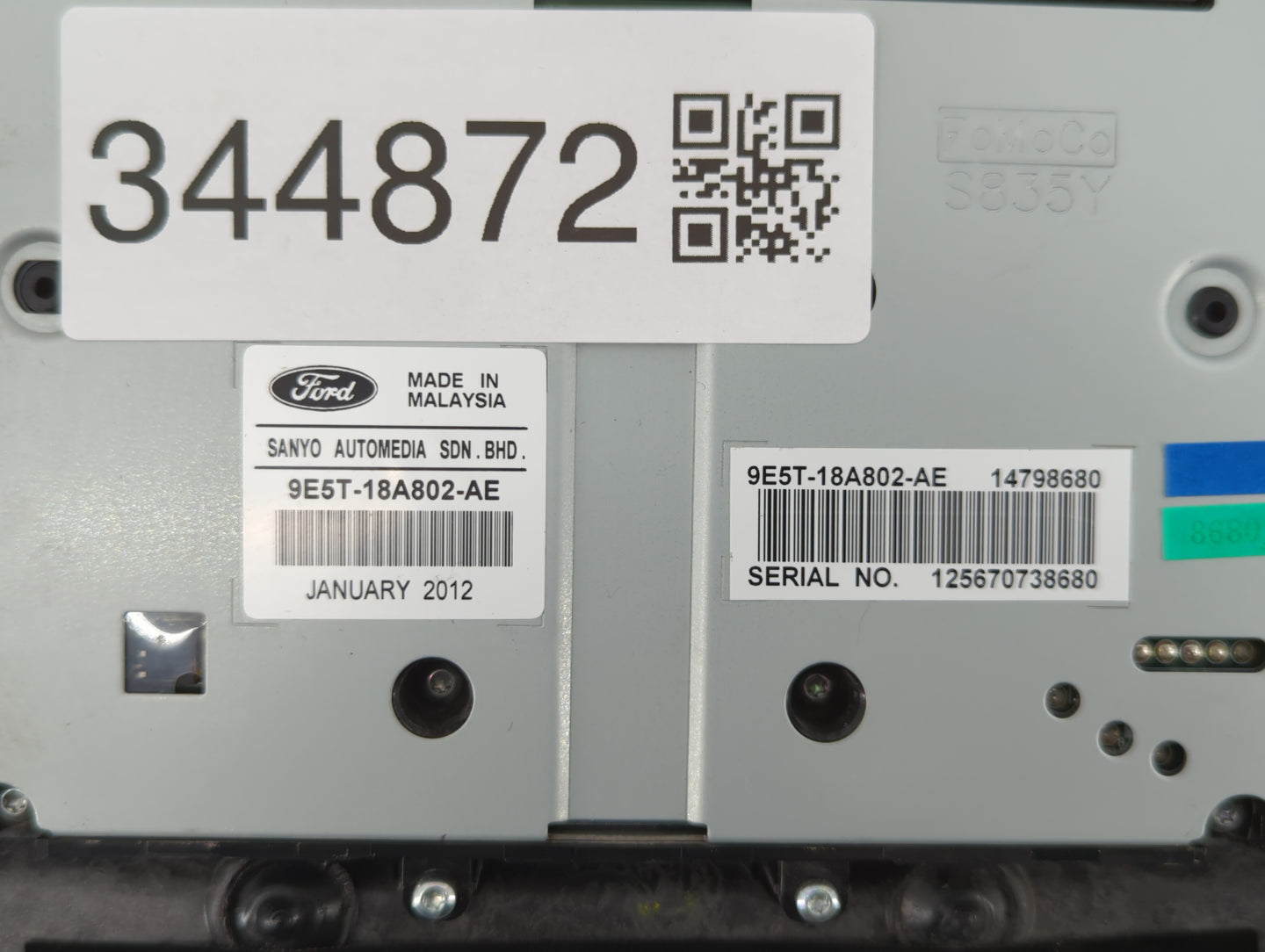 2010-2010 Ford Fusion Radio Control Panel - Oemusedautoparts1.com